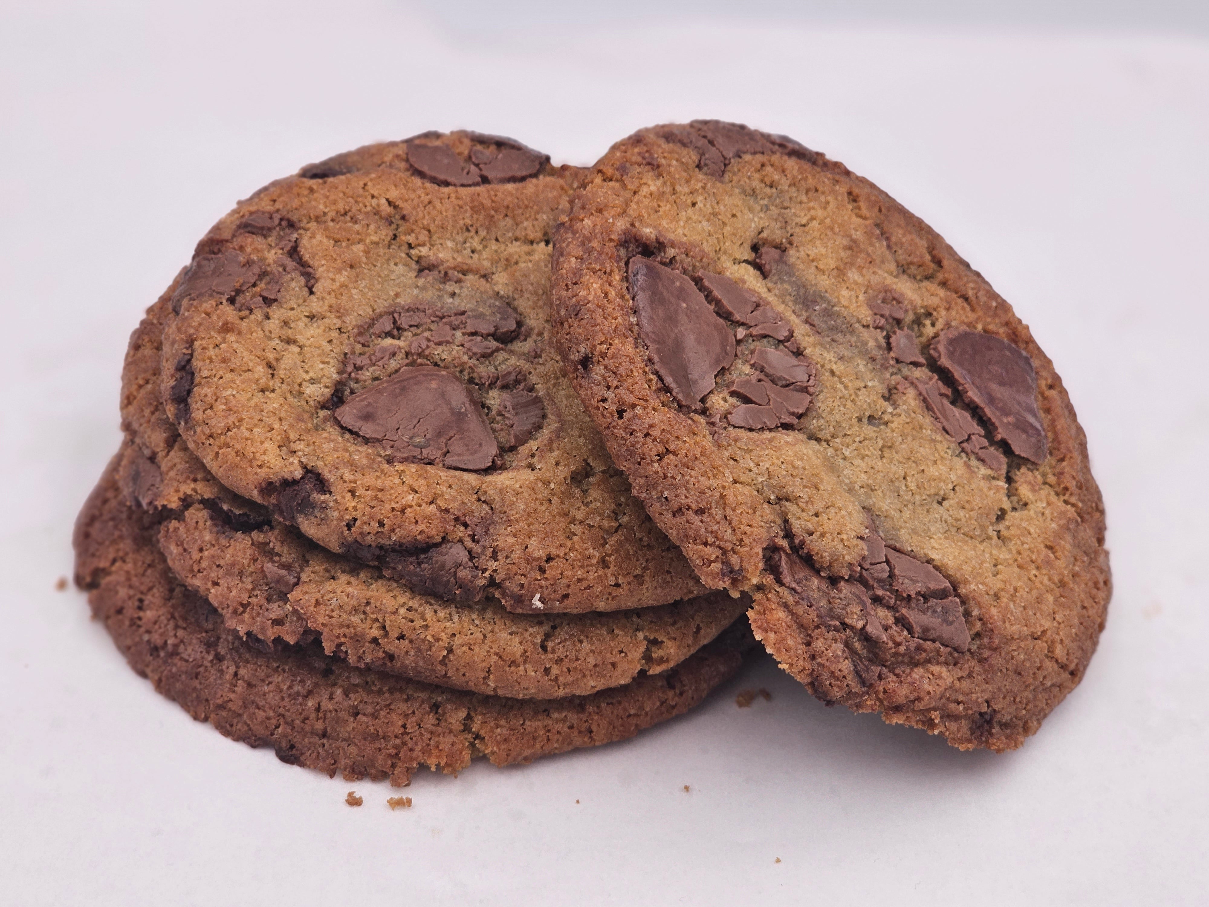 Milk and dark chocolate cookie