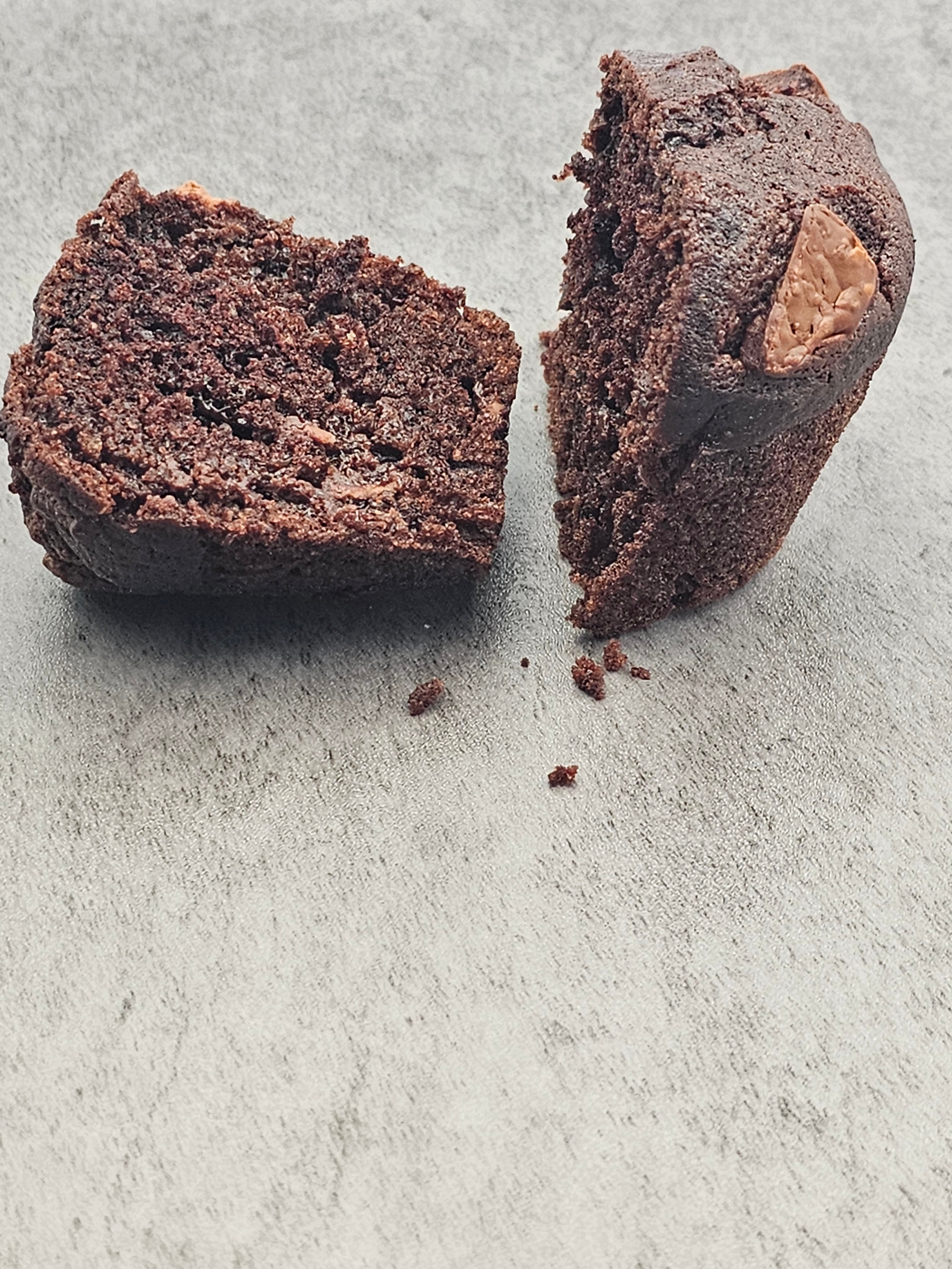 Double chocolate muffin